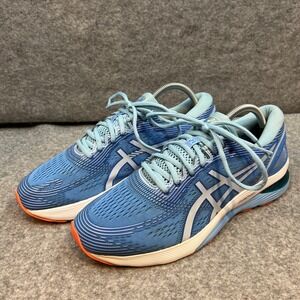 Asics Gel Nimbus 21 Women‎ Running Shoes Blue Orange Athletic Sneakers Size 11
